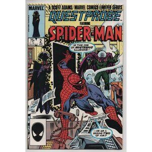 Questprobe 2 Marvel Comics 1985 VF 8.0 Game Tie In Featuring Spider-Man Mysterio